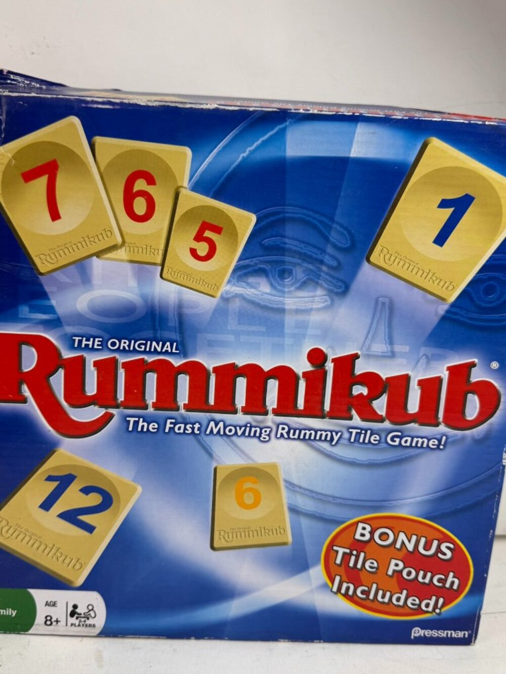 Rummikub The Original Rummy Tile Board Game Pressman 0400G Complete With Pouch